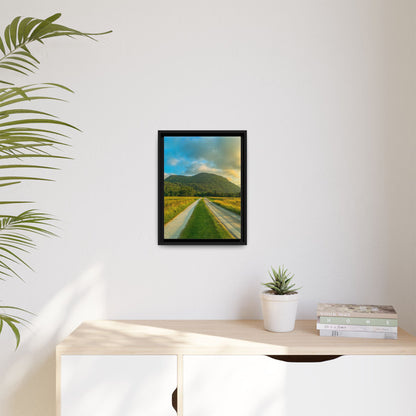 Mountain Torc Matte Canvas, Framed (Multi-color)