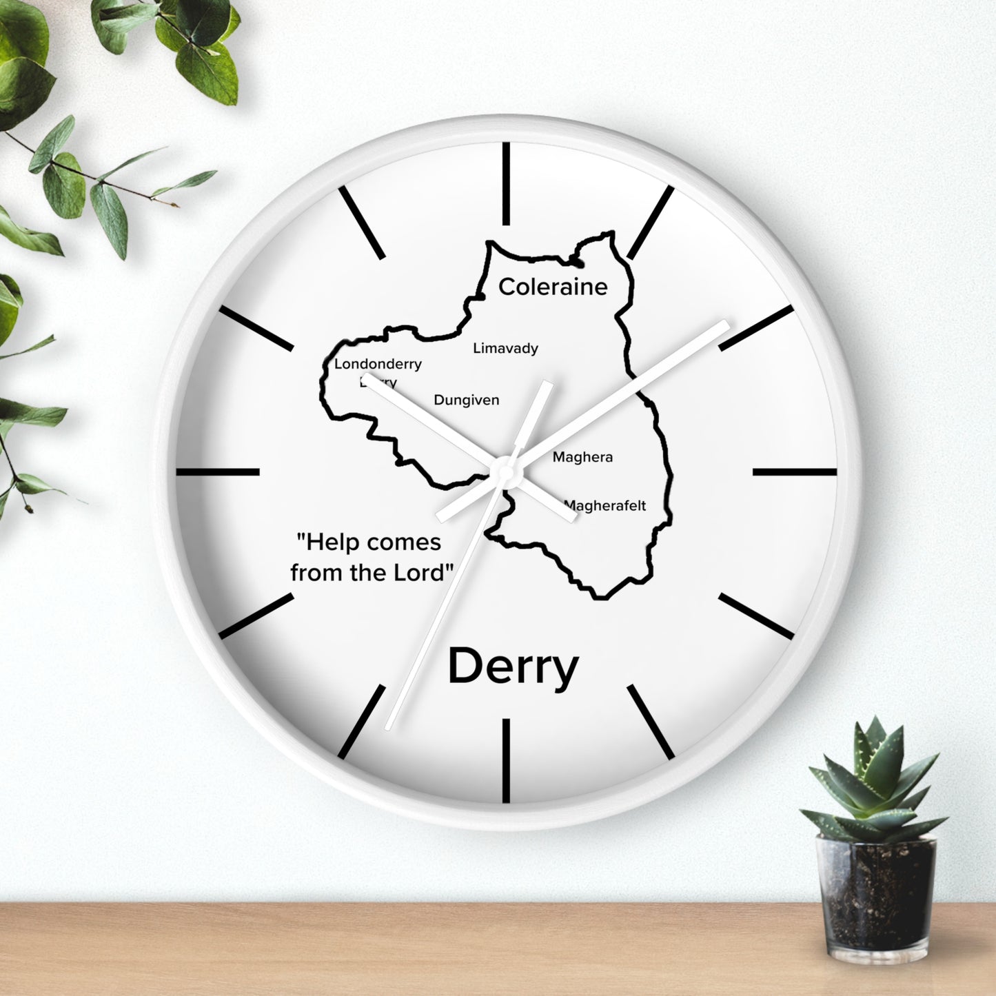 Derry County Wall Clock