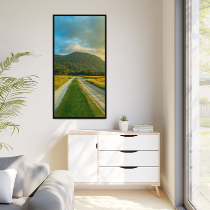 Mountain Torc Matte Canvas, Framed (Multi-color)