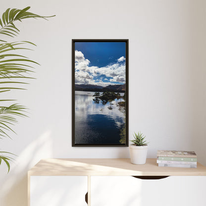 Lake Matte Canvas, Framed (Multi-color)