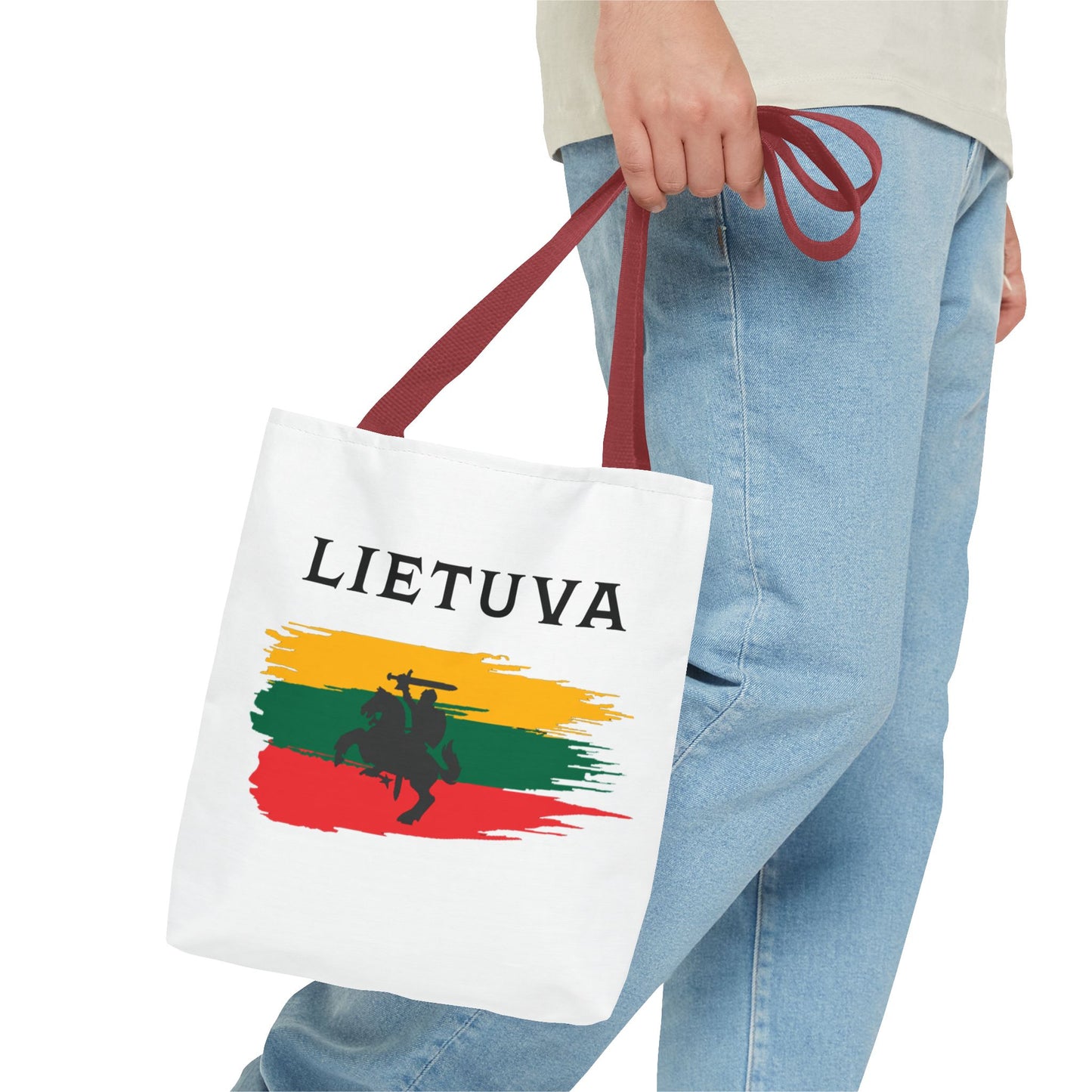 Cultural Spirit Tote Bag - Celebrate Lithuania with Vibrant Design