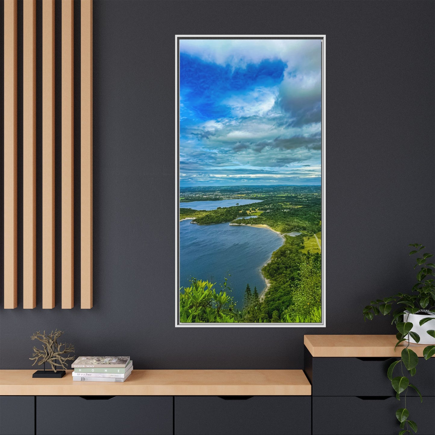 Killarney Trail 2 Matte Canvas, Framed (Multi-color)