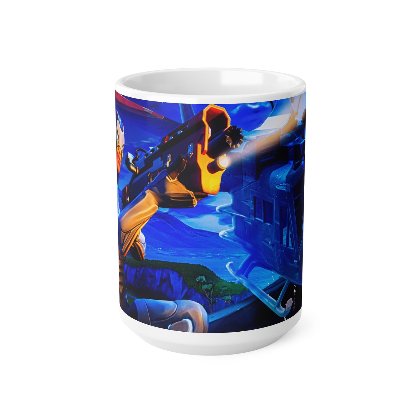 Heroic Ceramic Coffee Cups - 11oz & 15oz | Bold Action Design for Gamers