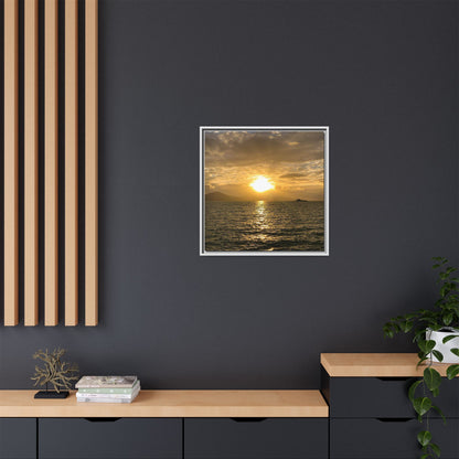 Sunset in Fenit Matte Canvas, Framed (Multi-color)