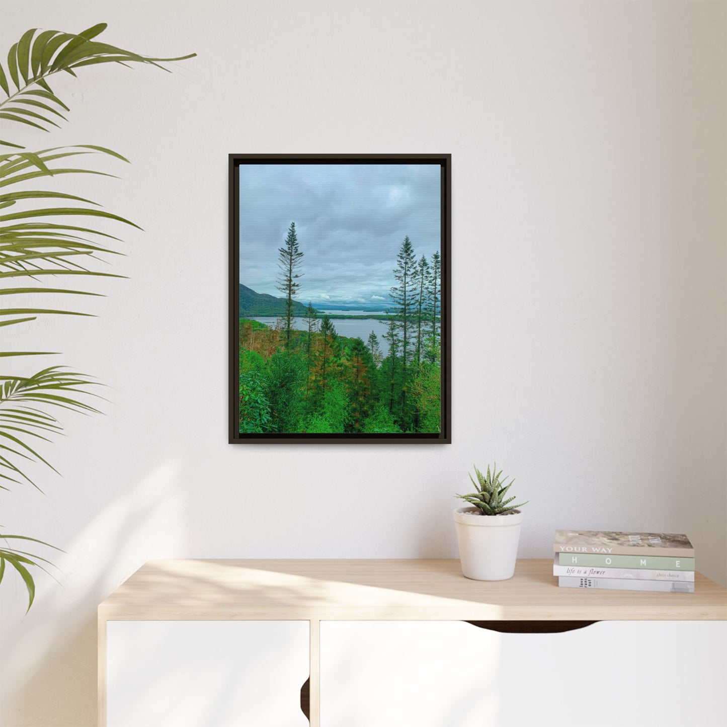 Torc Mountain Trail 2 Matte Canvas, Framed (Multi-color)