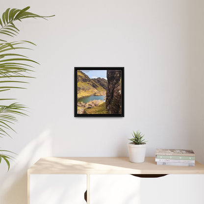 Mount Brandon Valley Matte Canvas, Framed (Multi-color)
