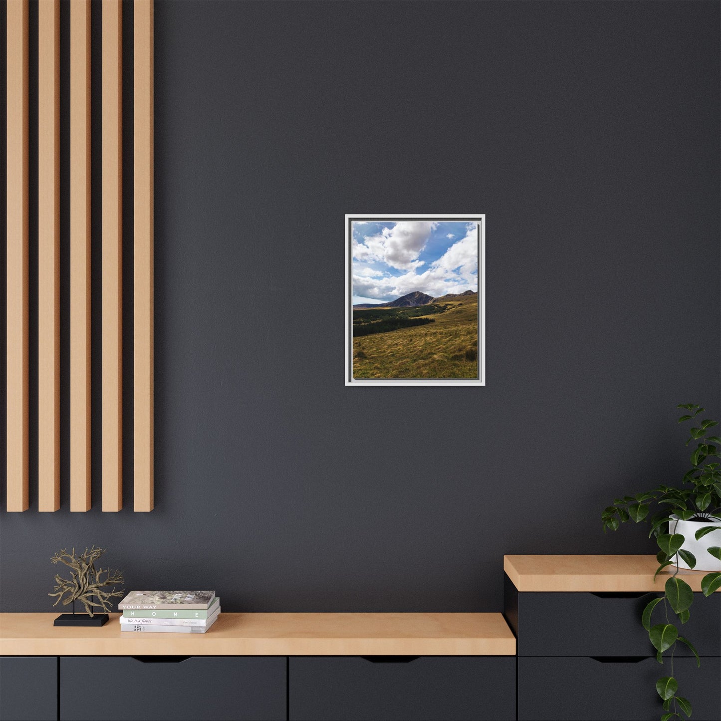 Mount Brandon Matte Canvas, Framed (Multi-color)