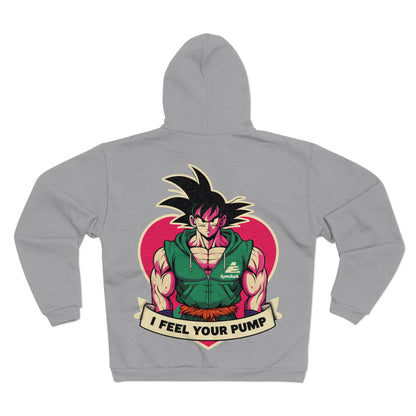 I Feel Your Pump IV Unisex Hooded Zip Sweatshirt
