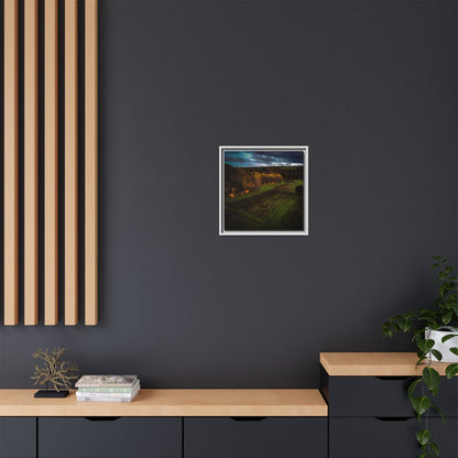 Listowel Town Park Matte Canvas, Framed (Multi-color)