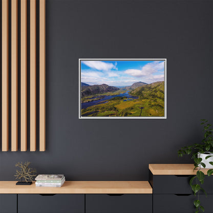 Ladies View Killarney Matte Canvas, Framed (Multi-color)
