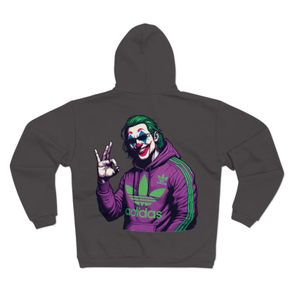 Joker Power Unisex Hooded Zip Sweatshirt