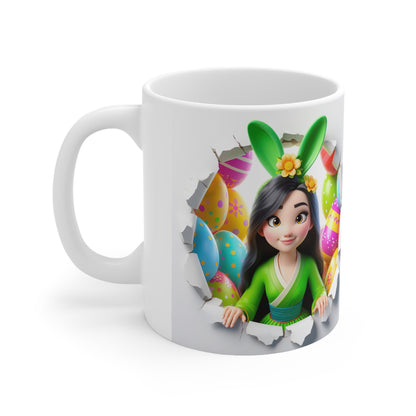 Easter Bunny Ceramic Coffee Cup - Fun 11oz & 15oz Mugs for Holiday Celebrations