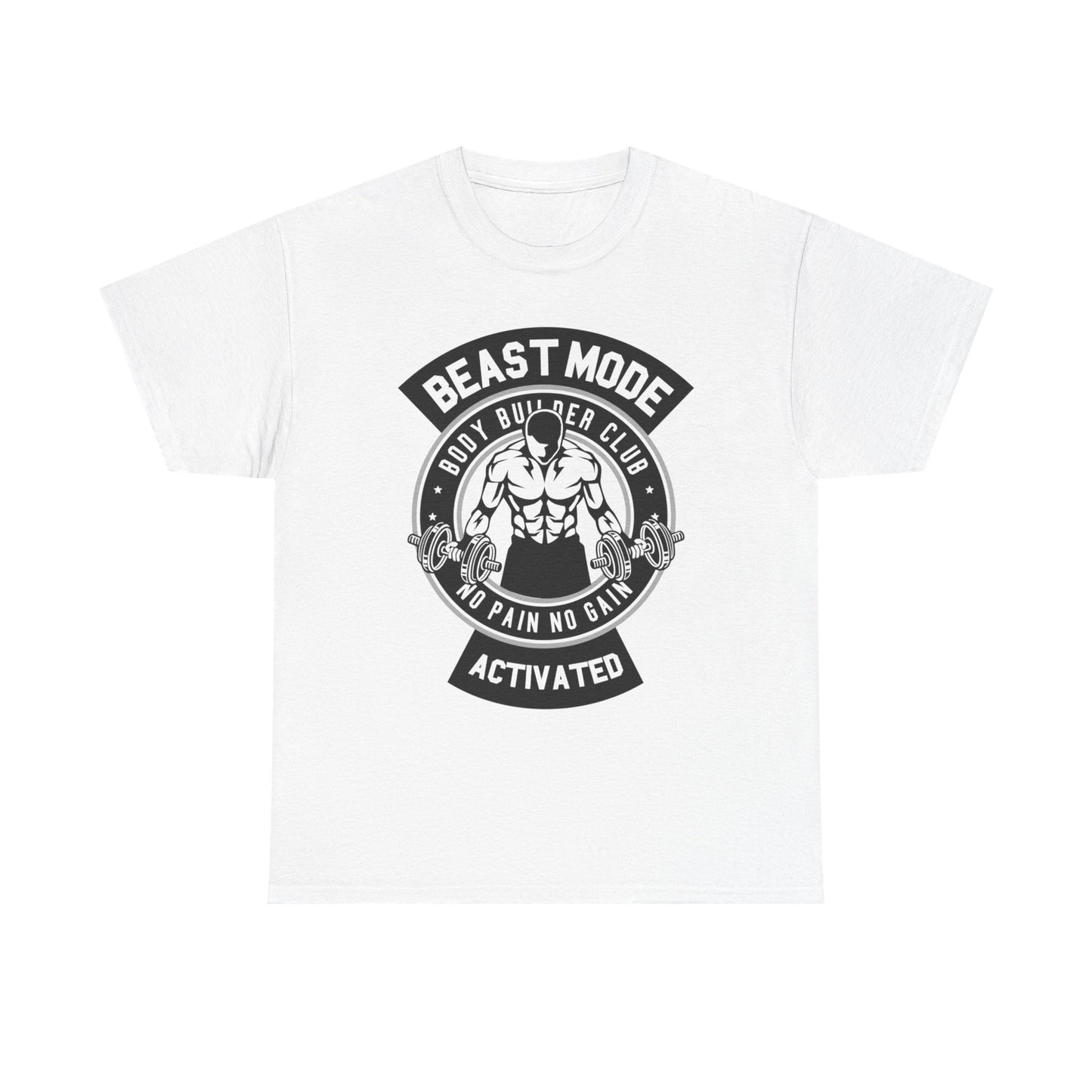 Beast Mode Unisex Heavy Cotton Tee - Body Builder Club Motivation