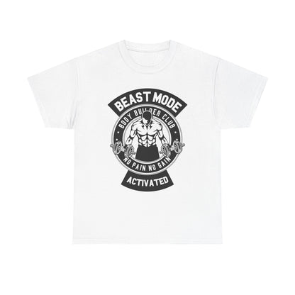 Beast Mode Unisex Heavy Cotton Tee - Body Builder Club Motivation