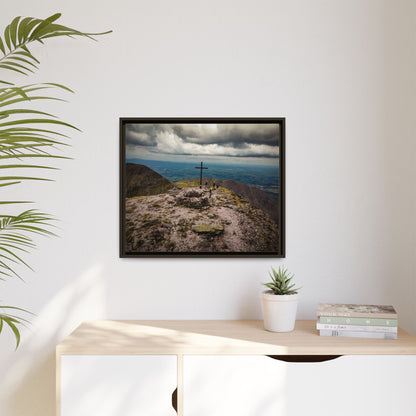 Carrauntoohil Summit Matte Canvas, Framed (Multi-color)