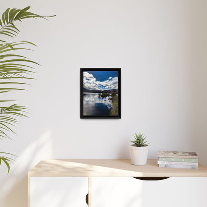 Lake Matte Canvas, Framed (Multi-color)