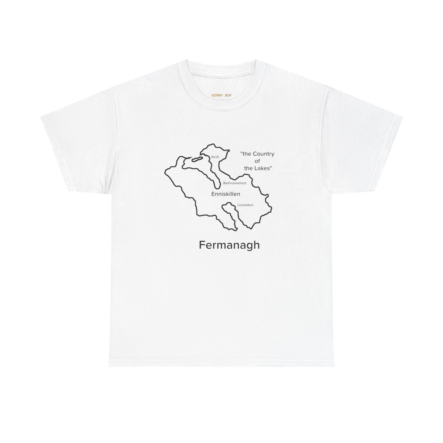 Fermanagh Unisex Heavy Cotton Tee White Edition