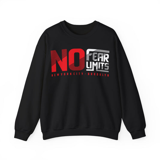 No Fear Limits Unisex Crewneck Sweatshirt - NYC Brooklyn Style