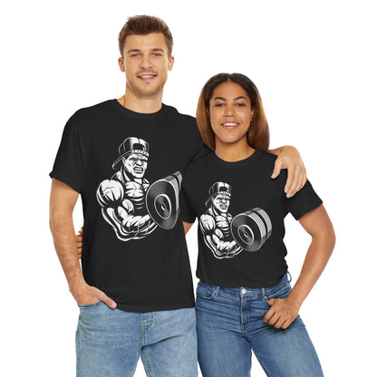 Gym Motivation Unisex Heavy Cotton Tee - Weightlifting Graphic Shirt
