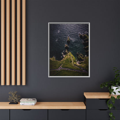 Dunquin Pier Matte Canvas, Framed (Multi-color)