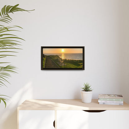 Sunset in Ballybunion 2 Matte Canvas, Framed (Multi-color)