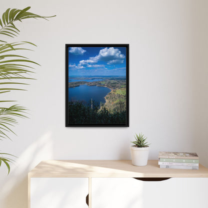 Kuckross Lake Matte Canvas, Framed (Multi-color)