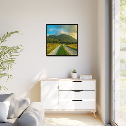 Mountain Torc Matte Canvas, Framed (Multi-color)