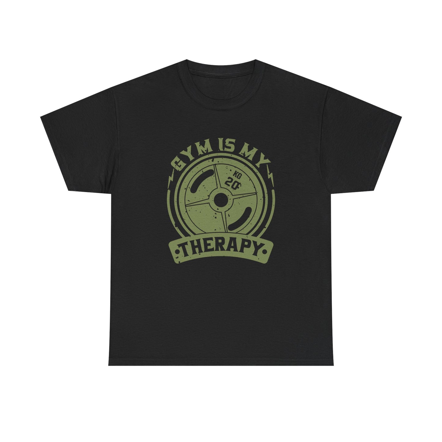 Gym Is My Therapy New Edition Heavy Cotton Tee