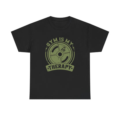 Gym Is My Therapy New Edition Heavy Cotton Tee