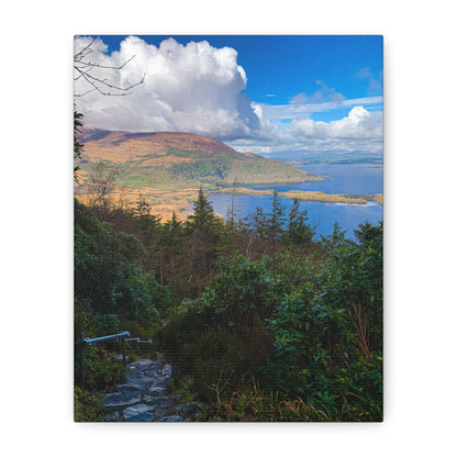Torc Trail Stairs Matte Canvas, Stretched, 1.25"