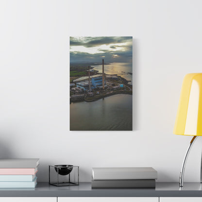 Tarbert Power Station Matte Canvas, Stretched, 1.25"