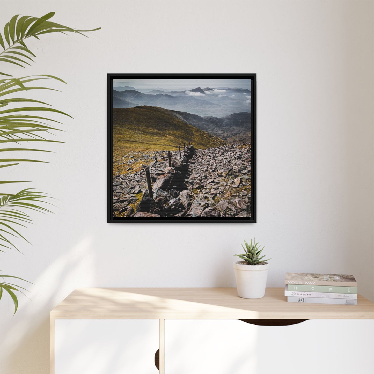 Wall Matte Canvas, Framed (Multi-color)