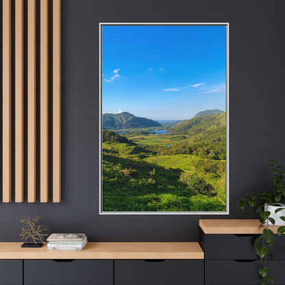 Beautiful Ladies View Matte Canvas, Framed (Multi-color)