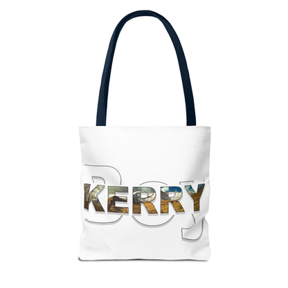 Kerry Boy White Tote Bag (AOP)