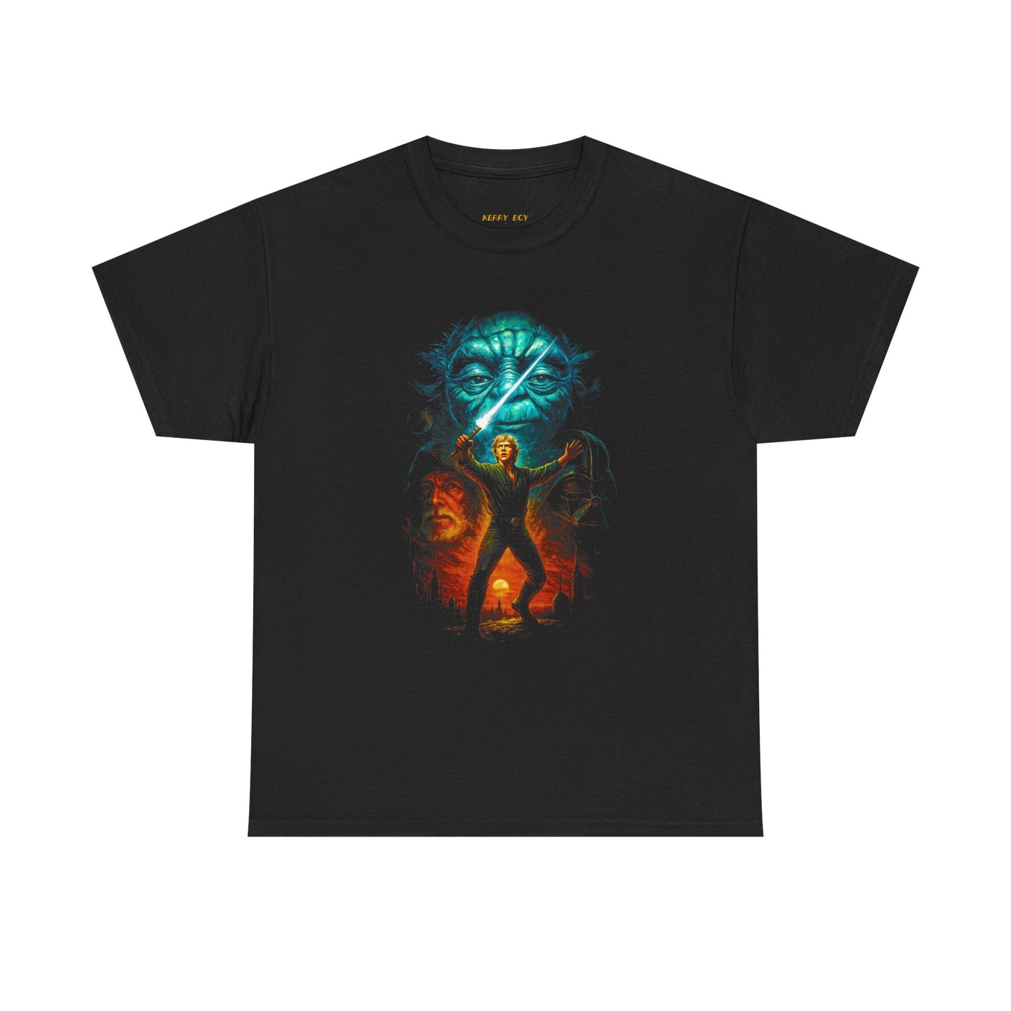 Sci‑Fi Adventure Tee — Retro Space Hero Graphic T‑Shirt