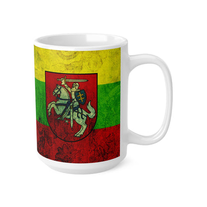Lithuanian Flag Ceramic Coffee Mug - 11oz & 15oz