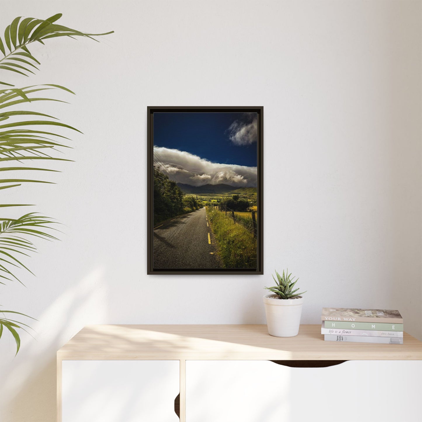 Somewhere In Kerry Matte Canvas, Framed (Multi-color)