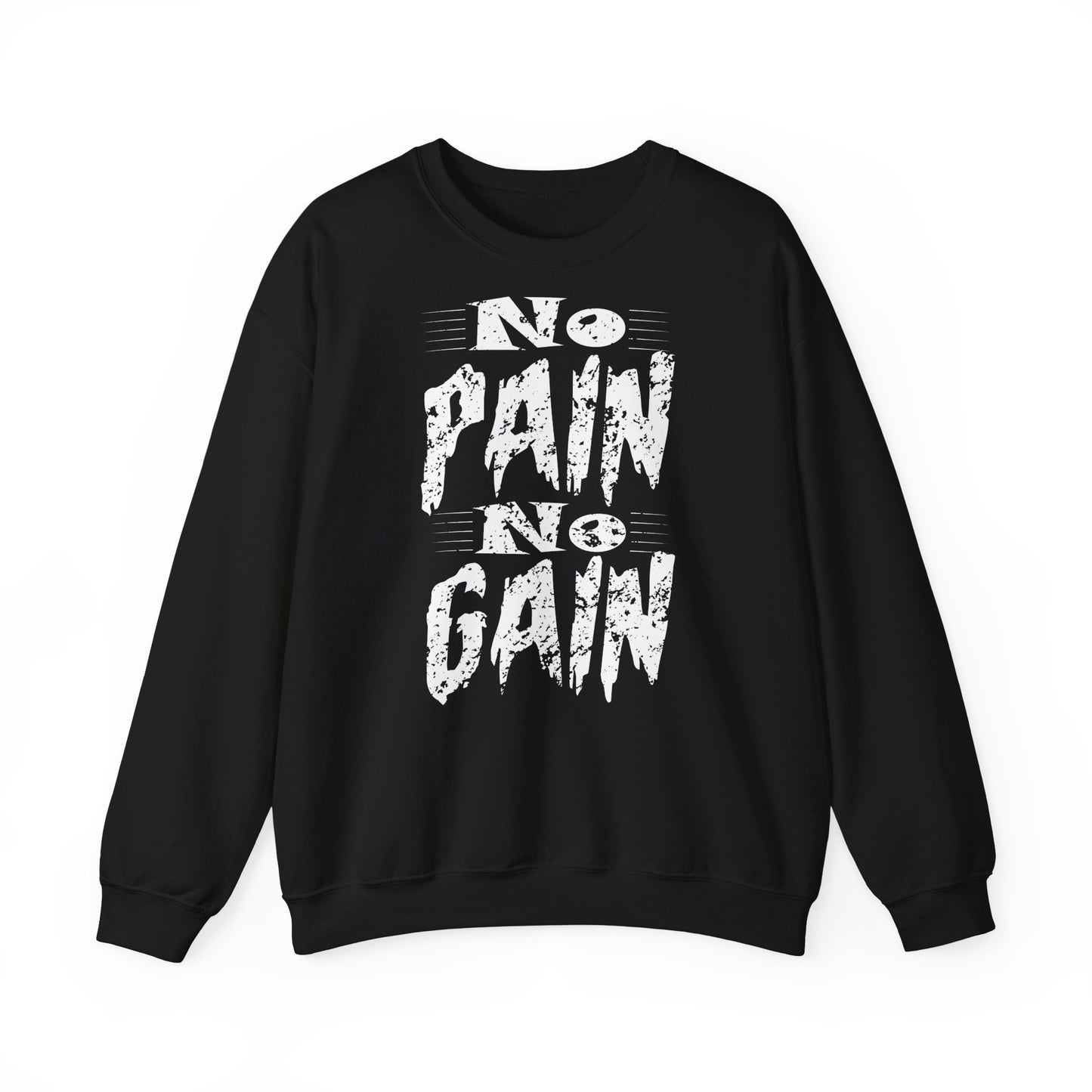 No Pain No Gain Unisex Heavy Blend™ Crewneck Sweatshirt - Motivational Workout