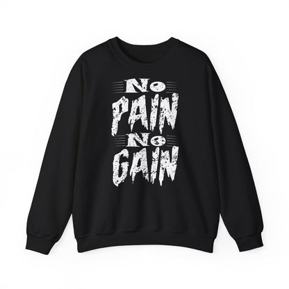 No Pain No Gain Unisex Heavy Blend™ Crewneck Sweatshirt - Motivational Workout