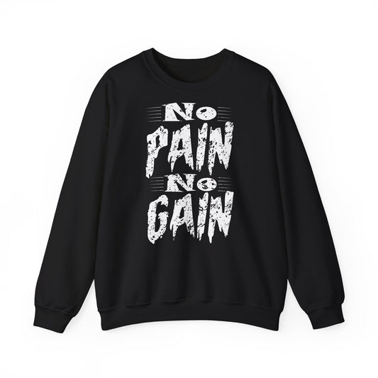 No Pain No Gain Unisex Heavy Blend™ Crewneck Sweatshirt - Motivational Workout