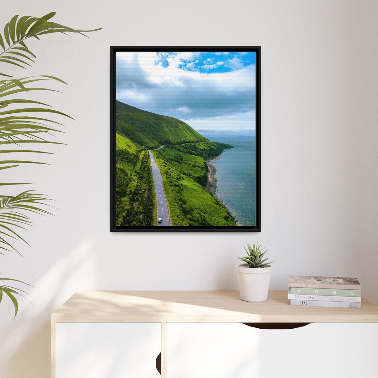 Ring of Kerry Drive Matte Canvas, Framed (Multi-color)