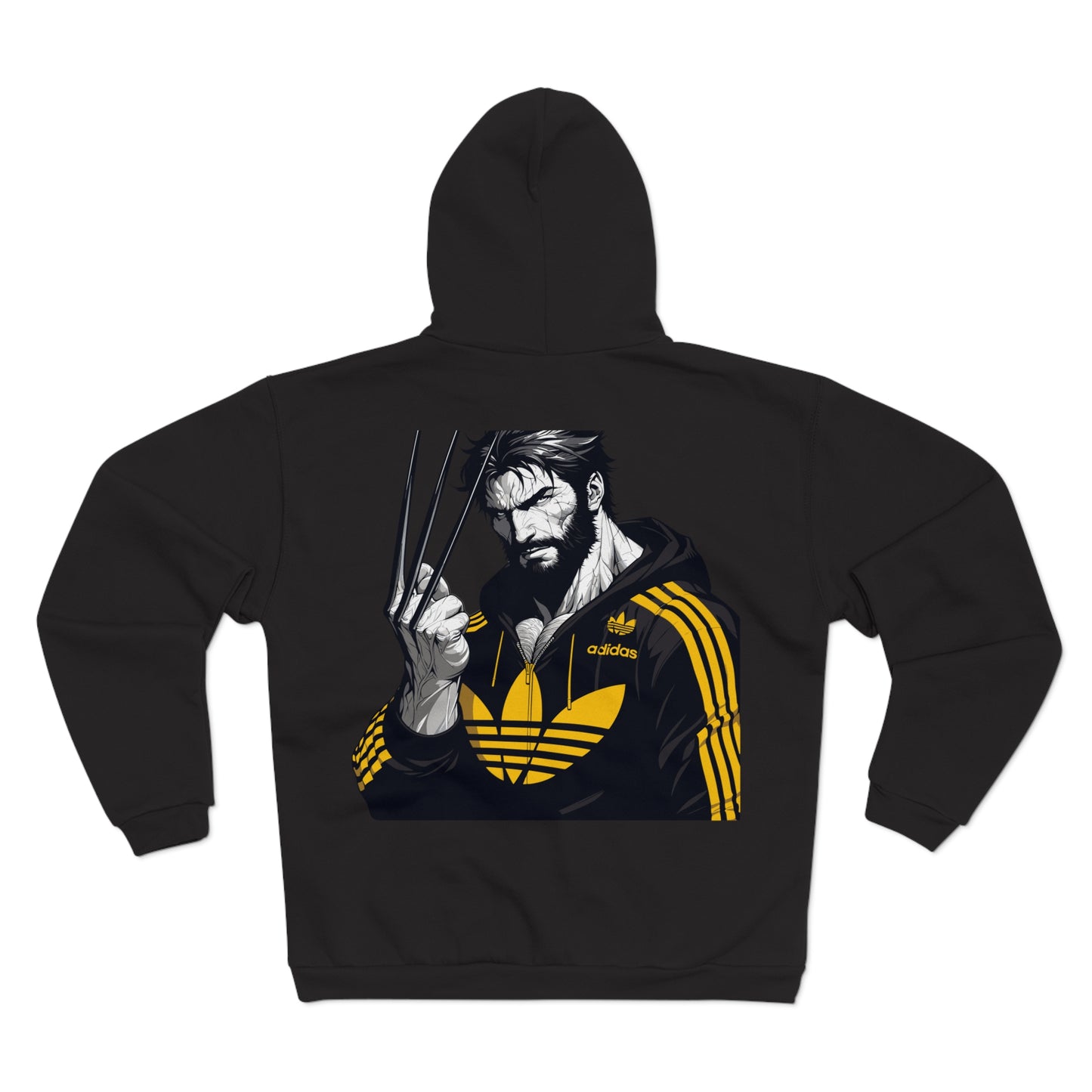 Wolverine Inspired Unisex Hooded Zip Sweatshirt