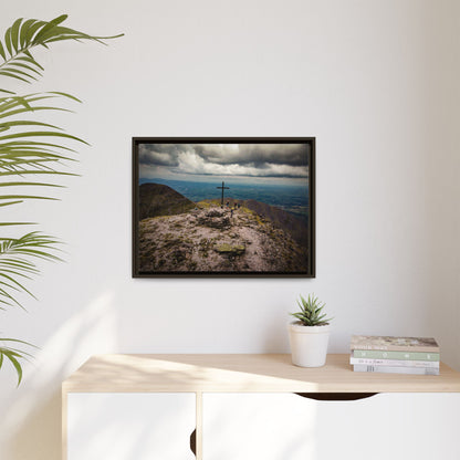 Carrauntoohil Summit Matte Canvas, Framed (Multi-color)