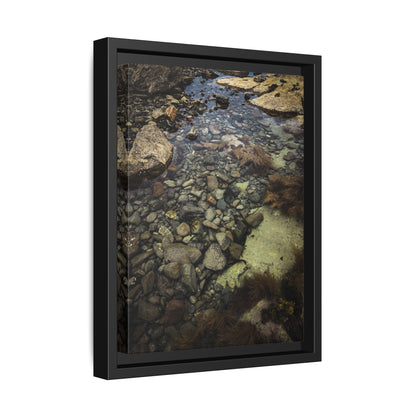 Rocks Matte Canvas, Framed (Multi-color)