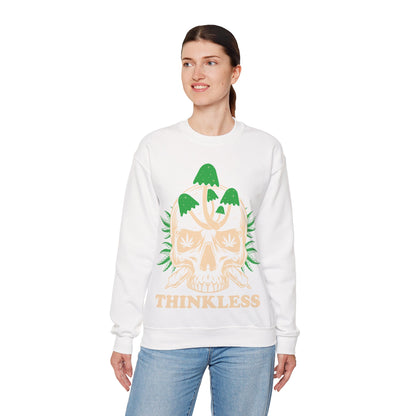 Mushroom Skull 'THINKLESS' Sweatshirt