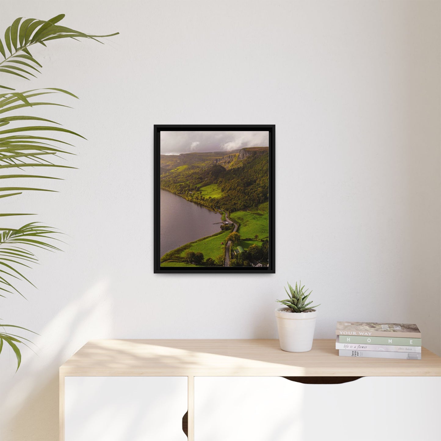 South in Aghadh an Aird or The Devil's Cheney Matte Canvas, Framed (Multi-color)