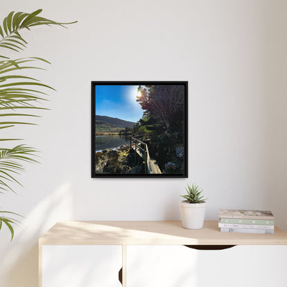 Glanteenassig Trail Matte Canvas, Framed (Multi-color)