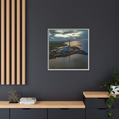 Target  Power Station Matte Canvas, Framed (Multi-color)