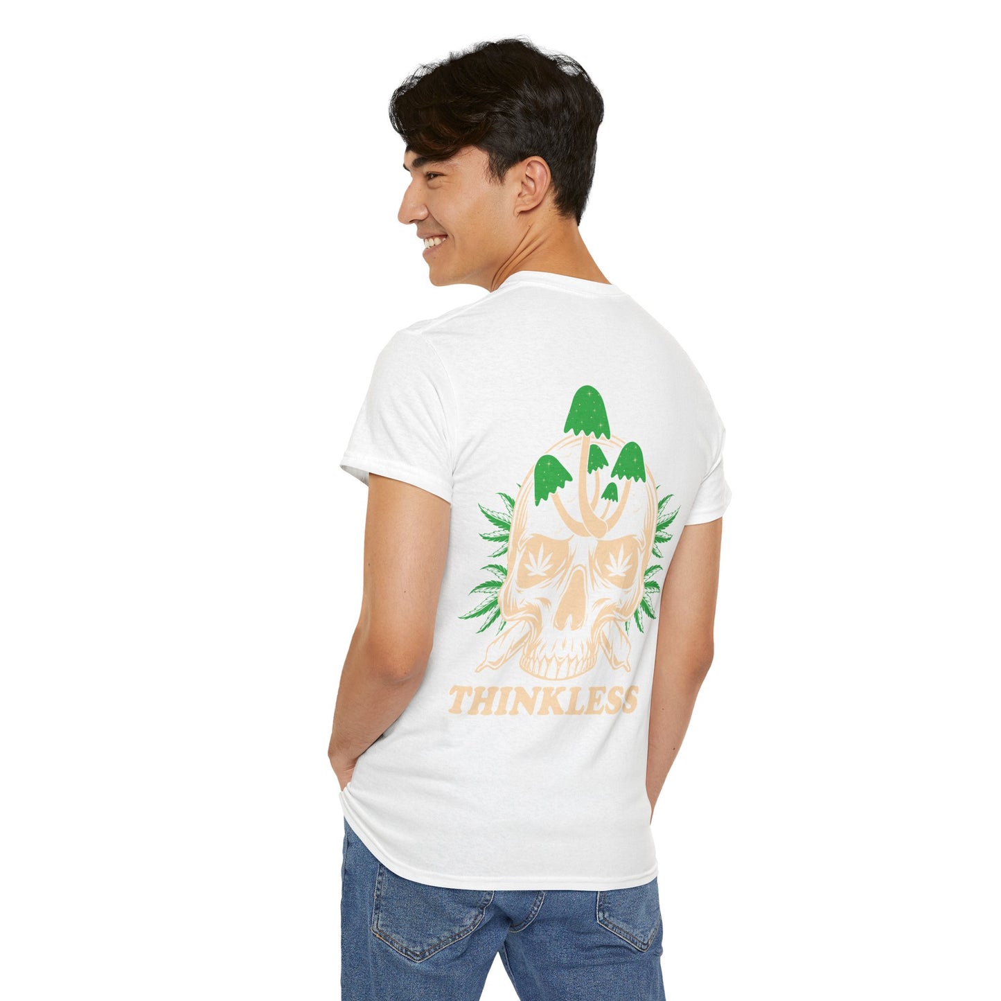 Mushroom Skull 'THINKLESS' T-Shirt