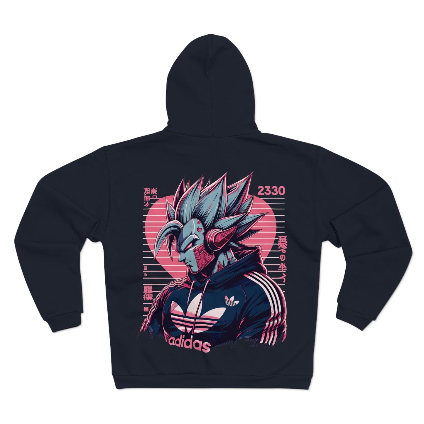 Kiborg Goku Unisex Hooded Zip Sweatshirt